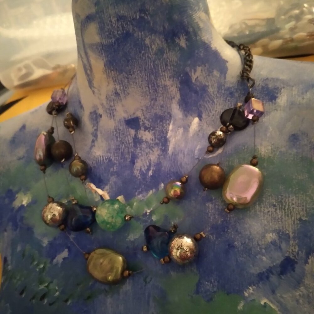 Beaded Vintage Chicos Necklace